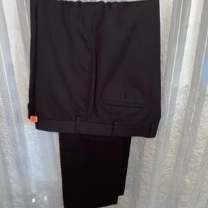 Mens Lauren Ralph Lauren dress pants mostly polyester black color size 36X32